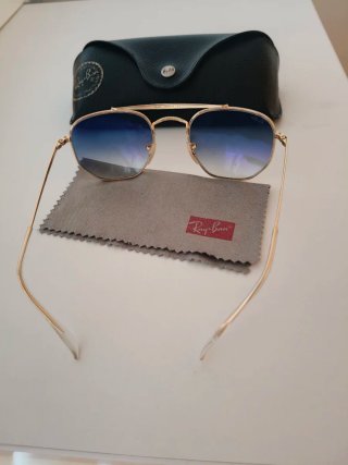 Gafas de sol Ray-Ban Hexagonal Azul Dorado