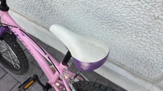 Bicicleta Niña California 18 Rosa y Morado