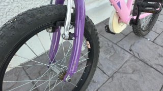 Bicicleta Niña California 18 Rosa y Morado