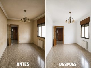 Pintor de interiores: habitaciones y pisos