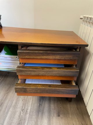 Mesa de oficina de madera maciza
