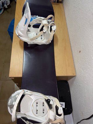 Tabla Snowboard con fijaciones ajustables