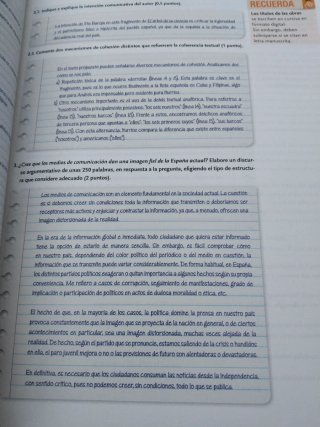 Lengua castellana y literatura, 2 BACH.