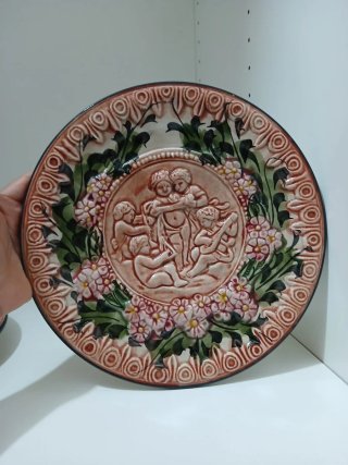 Pareja de Platos Decorativos Cerámica  640513971