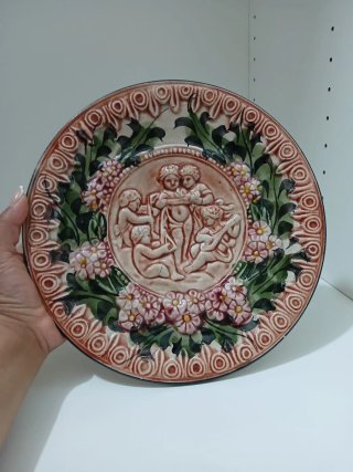 Pareja de Platos Decorativos Cerámica  640513971
