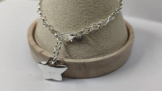 Pulsera Plata 925 Dije Estrella