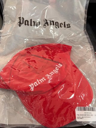 Gorra Palm Angels Roja Bordada
