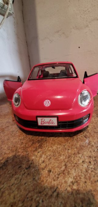 Coche Barbie VW Beetle Rosa