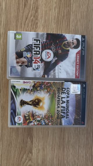 PSP Slim 2004 Azul + FIFA 14+FIFA10