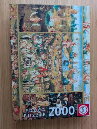 Puzzle Educa Il Giardino delle Delizie 2000 pezzi