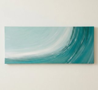 Cuadro abstracto ORIGINAL  "vuelta al mar"