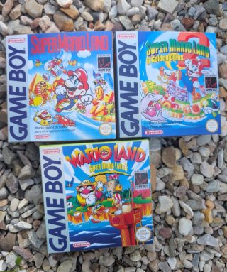 Cajas y manuales GB Super Mario Land artesanales