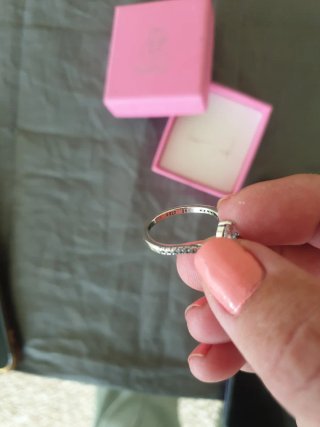 Anillo Plata Corazón Circonitas