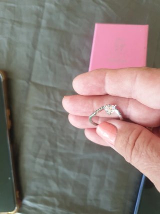 Anillo Plata Corazón Circonitas