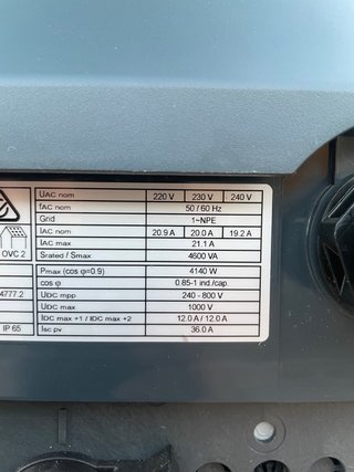 Inversor Solar Fronius Primo