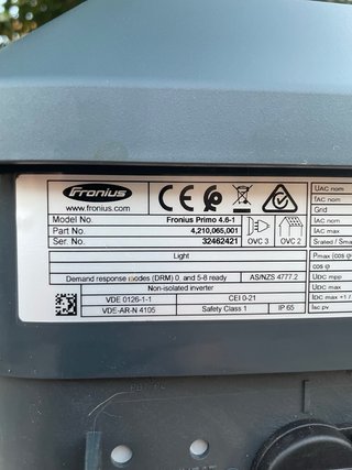 Inversor Solar Fronius Primo