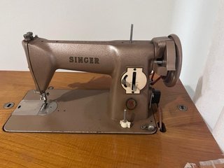 Máquina de coser Singer manual y motor