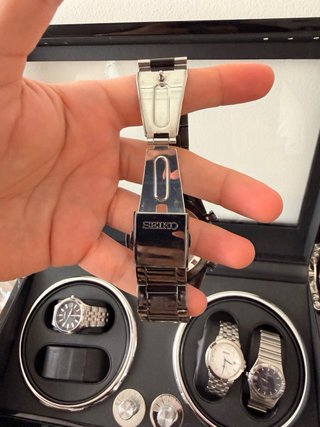 Reloj Seiko Negro Cronógrafo