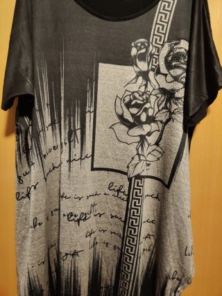 Preciosa Túnica larga estampada
