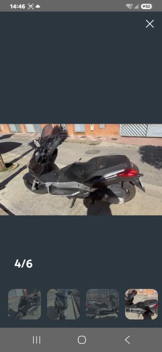 Yamaha Xmax 250cc 2007 Negra/Plata