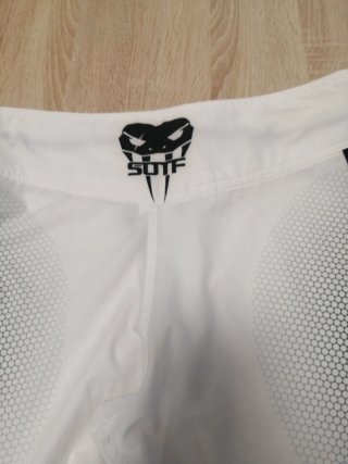 Pantalón Muay Thai/Boxeo Blanco y Negro