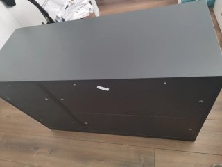Cómoda Negra Ikea NORDLI