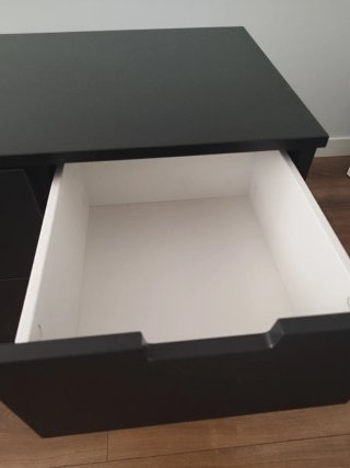 Cómoda Negra Ikea NORDLI