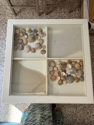 Mesa centro IKEA cristal y madera