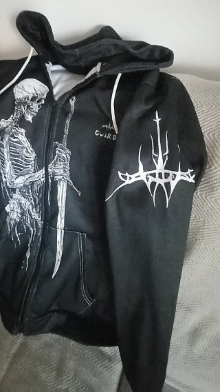 Sudadera GUARD con cremallera y estampado