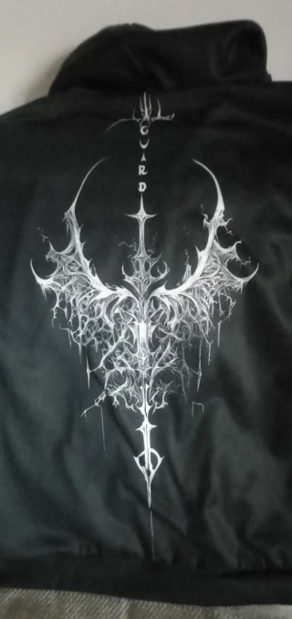Sudadera GUARD con cremallera y estampado