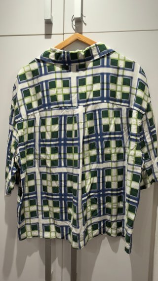 Camisa Zara Estampada Manga Corta Talla M