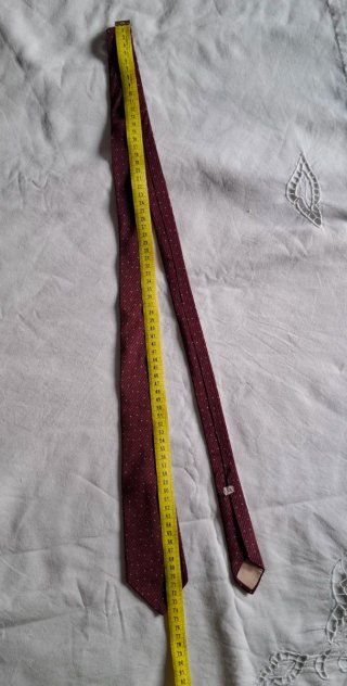 Cravatta vintage Pierre Cardin bordeaux