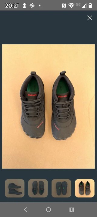 Botines Saguaro Barefoot Negras