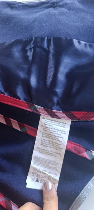 Blazer Mayoral blu navy con dettagli tartan 3 anni