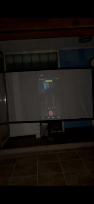 Proyector con batería + Lona 110 + cable hdmi a c