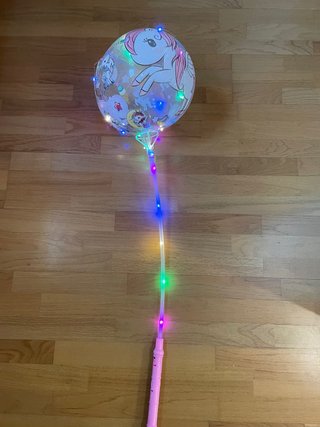Globo Unicornio con Luces LED