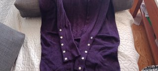 Jersey Primark Morado Punto Fino Talla 18
