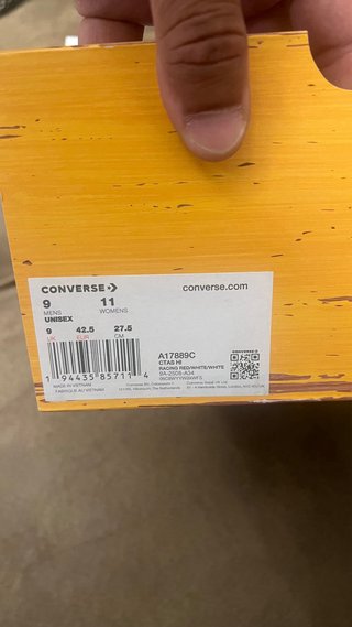 Converse All Star x Coca-Cola Rosse