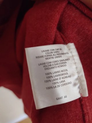 Jersey GANT Pico Coral Talla XL