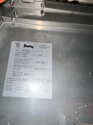 Cocina Industrial JEMI TE-401 EV 4 Placas