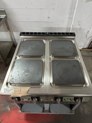Cocina Industrial JEMI TE-401 EV 4 Placas