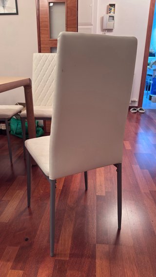 Conjunto 4 sillas comedor piel sintética