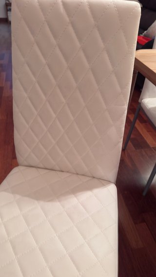 Conjunto 4 sillas comedor piel sintética