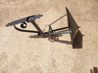 Farola de forja para exterior (no se envía)