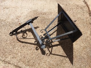 Farola de forja para exterior (no se envía)
