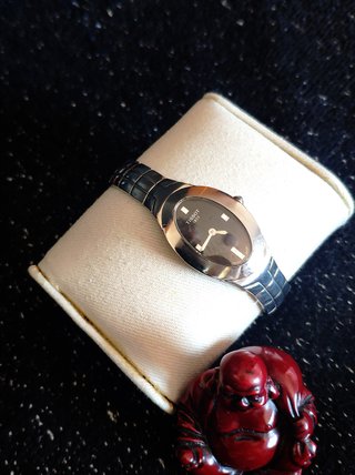 Reloj Tissot Mujer Negro y Plateado
