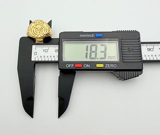 Anillo Sello Oro 18k Real Madrid. Peso: 9.88 gr