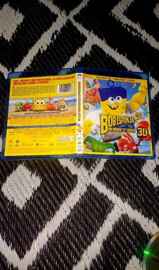 BOB ESPONJA: UN HÉROE DEL AGUA BLU-RAY 3D + DVD
