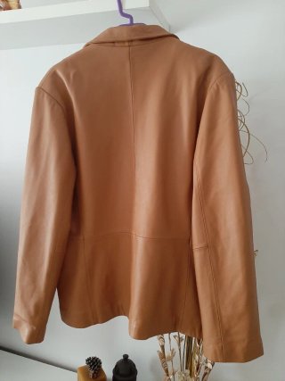 Americana Piel Mujer Talla 50 Camel