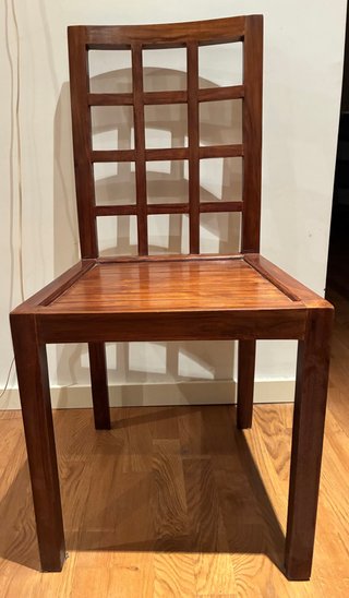 Set 4 SILLAS Madera de Teca marca BANAK
